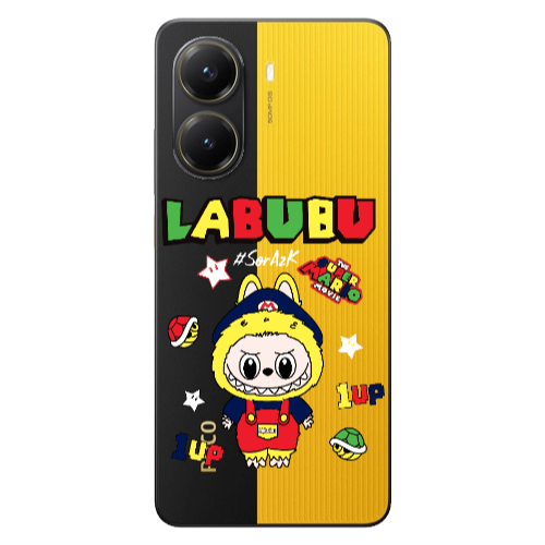 Xiaomi Poco X7 Pro Labubu Mario Transparent Silicone TPU Θήκη