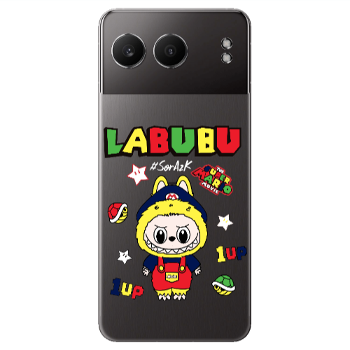 Oneplus Nord 4 Labubu Mario Transparent Silicone TPU Θήκη