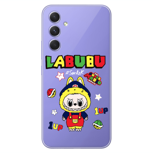 Samsung A36 Labubu Mario Transparent Silicone TPU Θήκη