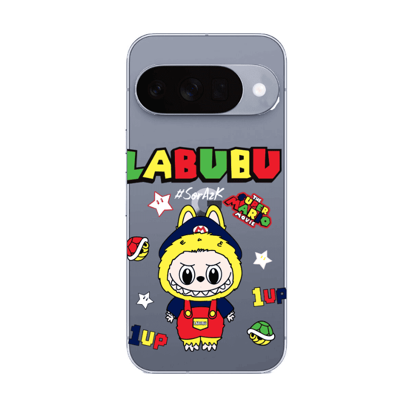 Google Pixel 10 Labubu Mario Transparent Silicone TPU Θήκη