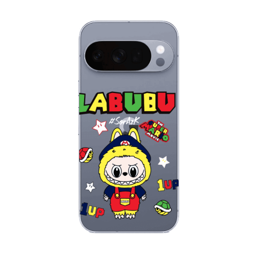 Google Pixel 10 Pro Labubu Mario Transparent Silicone TPU Θήκη