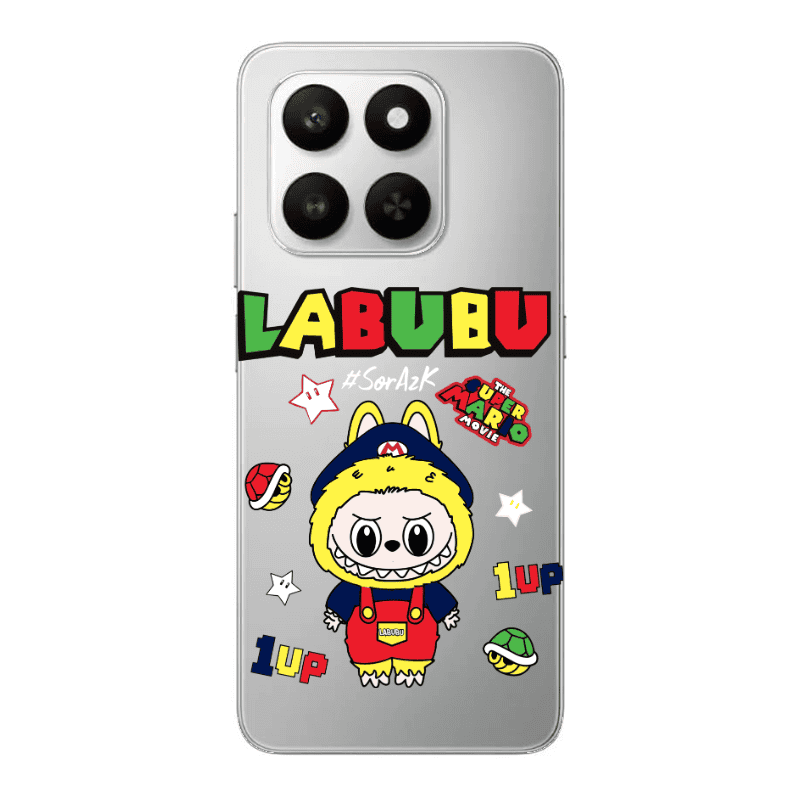 Honor Magic 400 Smart Labubu Mario Transparent Silicone TPU Θήκη