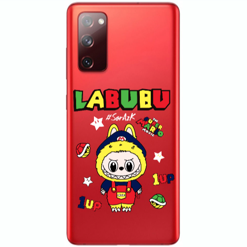 Samsung S20 FE Labubu Mario Transparent Silicone TPU Θήκη
