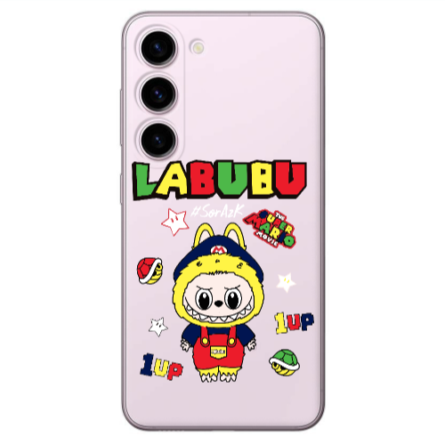 Samsung S23 Labubu Mario Transparent Silicone TPU Θήκη