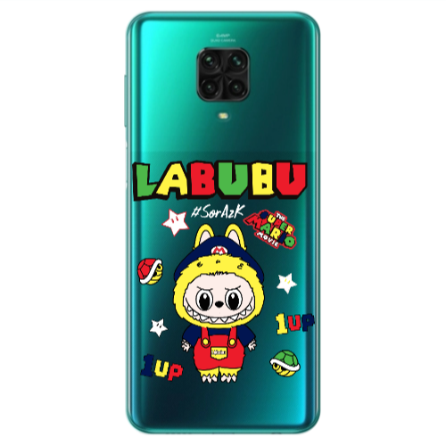 Xiaomi Redmi Note 9S Labubu Mario Transparent Silicone TPU Θήκη