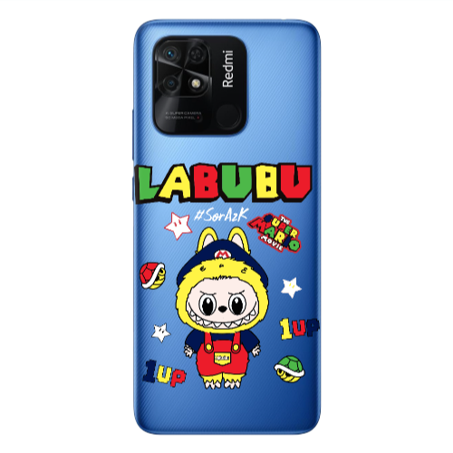 Xiaomi Poco C40 Labubu Mario Transparent Silicone TPU Θήκη