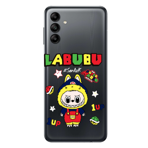 Samsung A13 5G Labubu Mario Transparent Silicone TPU Θήκη