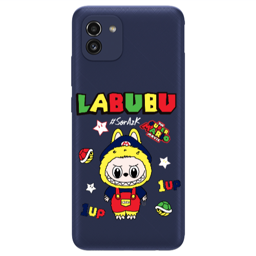 Samsung A03 Labubu Mario Transparent Silicone TPU Θήκη