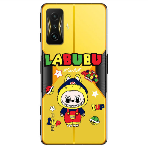 Xiaomi Poco F4 Gt Labubu Mario Transparent Silicone TPU Θήκη
