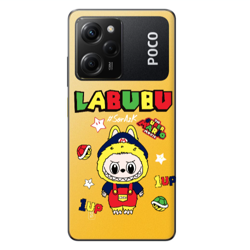 Xiaomi Poco X5 Pro Labubu Mario Transparent Silicone TPU Θήκη