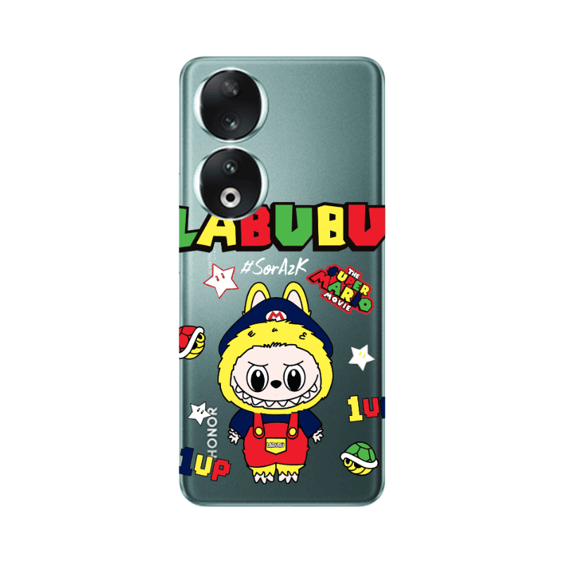Honor 90 5G Labubu Mario Transparent Silicone TPU Θήκη