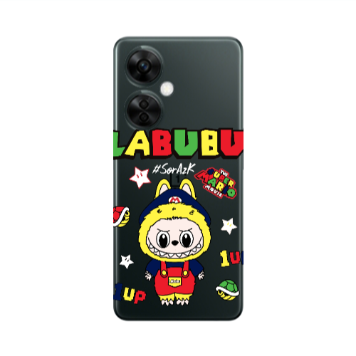 Oneplus Nord CE 3 Lite 5G Labubu Mario Transparent Silicone TPU Θήκη