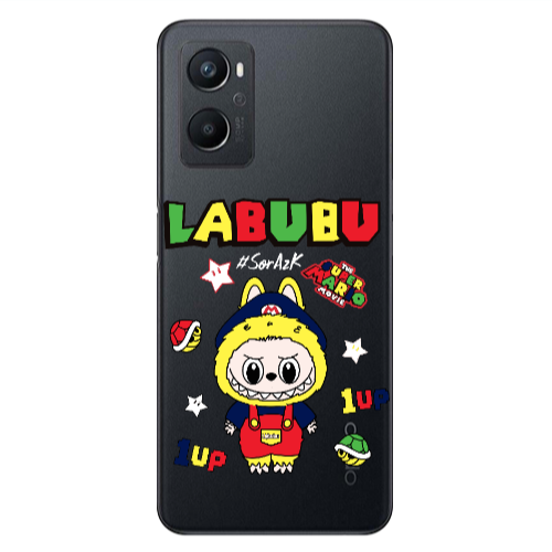 Oppo A 96 Labubu Mario Transparent Silicone TPU Θήκη