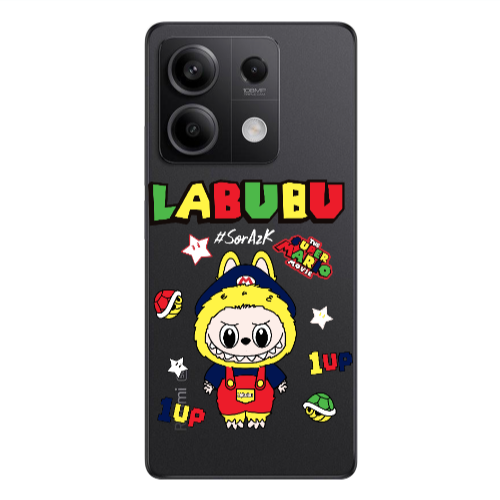 Xiaomi Redmi Note 13 5G Labubu Mario Transparent Silicone TPU Θήκη