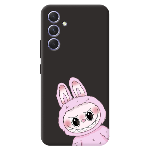 Samsung A56 Labubu 6 Black Colored Silicone TPU Θήκη