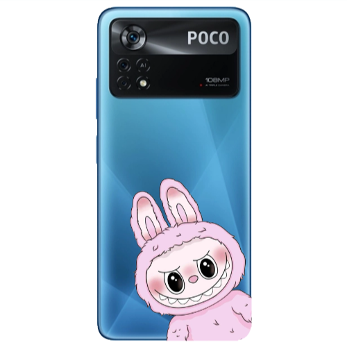 Xiaomi Poco X4 Pro Labubu 6 Transparent Silicone TPU Θήκη