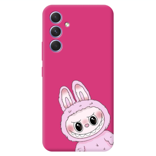 Samsung A54 Labubu 6 Fuchsia Colored Silicone TPU Θήκη