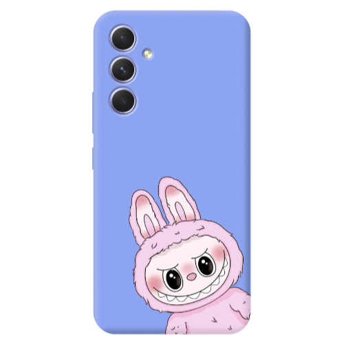 Samsung A54 Labubu 6 Light Purple Colored Silicone TPU Θήκη