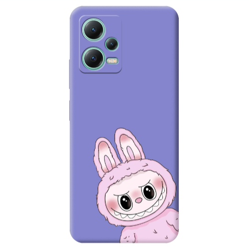 Xiaomi Redmi Note 12 Pro 5G Labubu 6 Purple Colored Silicone TPU Θήκη