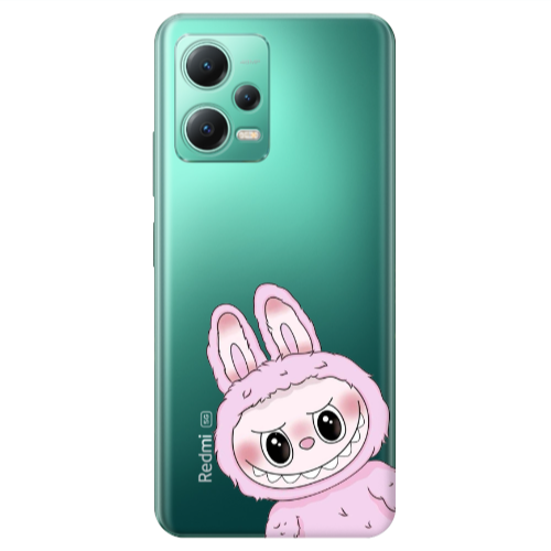Xiaomi Redmi Note 12 Pro 5G Labubu 6 Transparent Silicone TPU Θήκη
