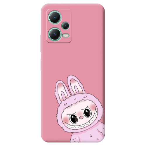 Xiaomi Redmi Note 12 Pro 5G Labubu 6 Pink Colored Silicone TPU Θήκη