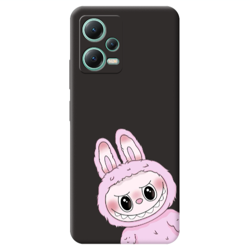Xiaomi Redmi Note 12 Pro 5G Labubu 6 Black Colored Silicone TPU Θήκη