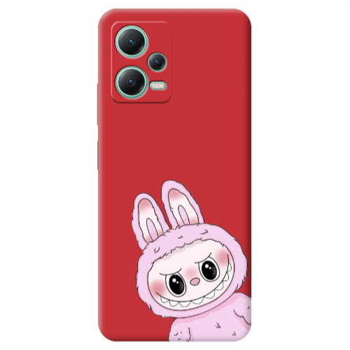 Xiaomi Redmi Note 12 Pro 5G Labubu 6 Red Colored Silicone TPU Θήκη