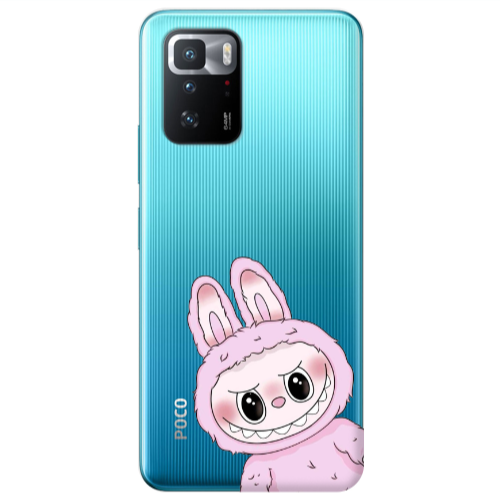 Xiaomi Poco X3 GT Labubu 6 Transparent Silicone TPU Θήκη