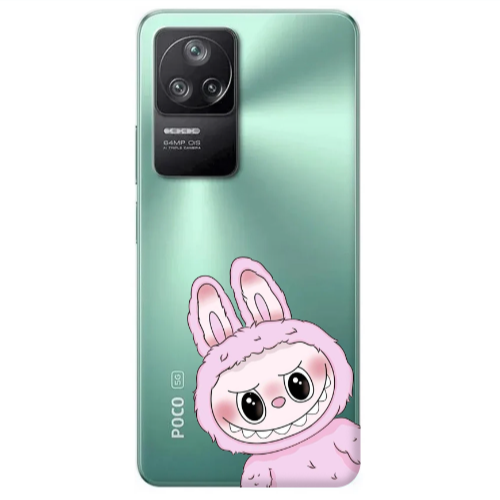 Xiaomi Poco F4 Labubu 6 Transparent Silicone TPU Θήκη