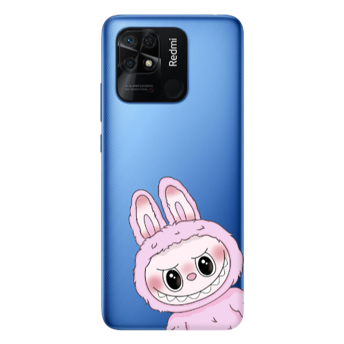 Xiaomi Poco C40 Labubu 6 Transparent Silicone TPU Θήκη