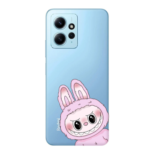 Xiaomi Redmi Note 12 4G Labubu 6 Transparent Silicone TPU Θήκη