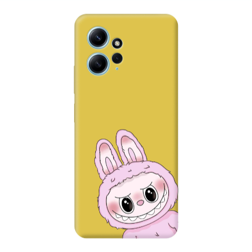 Xiaomi Redmi Note 12 4G Labubu 6 Yellow Colored Silicone TPU Θήκη