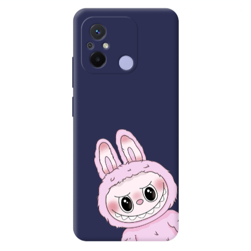 Xiaomi Redmi 12C Labubu 6 Dark blue Colored Silicone TPU Θήκη