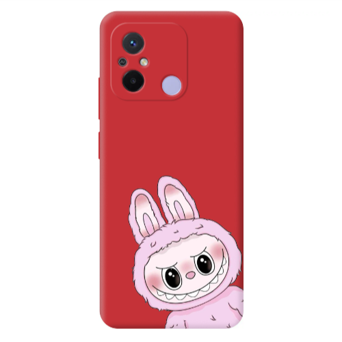 Xiaomi Redmi 12C Labubu 6 Red Colored Silicone TPU Θήκη