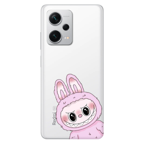 Xiaomi Redmi Note 12 5G Labubu 6 Transparent Silicone TPU Θήκη