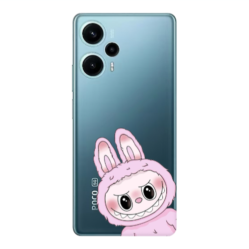 Xiaomi Poco F5 Labubu 6 Transparent Silicone TPU Θήκη