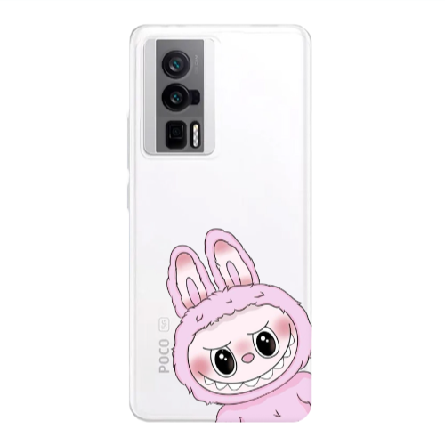 Xiaomi Poco F5 Pro Labubu 6 Transparent Silicone TPU Θήκη