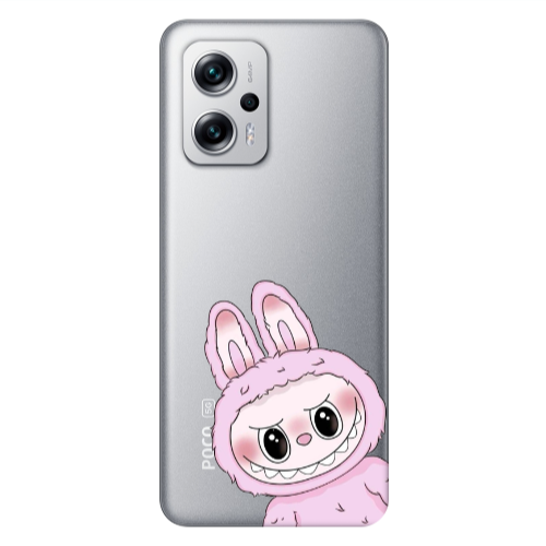 Xiaomi Poco X4 GT Labubu 6 Transparent Silicone TPU Θήκη