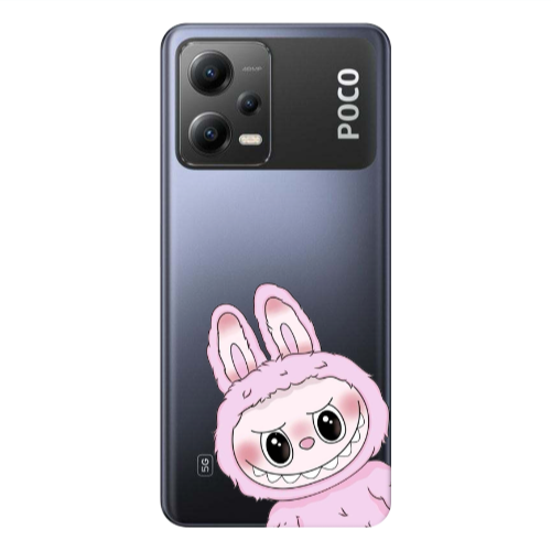 Xiaomi Poco X5 Labubu 6 Transparent Silicone TPU Θήκη