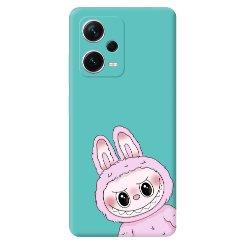 Xiaomi Poco X5 Labubu 6 Turquoise Colored Silicone TPU Θήκη