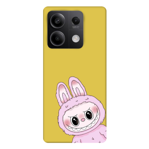 Xiaomi Redmi Note 13 5G Labubu 6 Yellow Colored Silicone TPU Θήκη