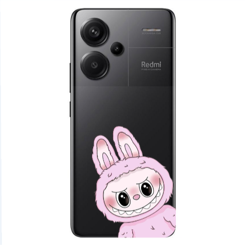 Xiaomi Redmi Note 13 Pro+ 5G  Labubu 6 Transparent Silicone TPU Θήκη
