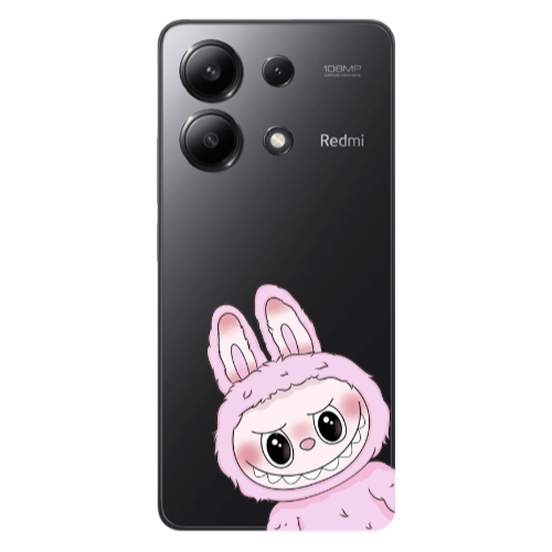 Xiaomi Redmi Note 13 4G Labubu 6 Transparent Silicone TPU Θήκη