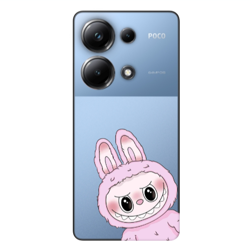 Xiaomi Poco M6 Pro 4G Labubu 6 Transparent Silicone TPU Θήκη