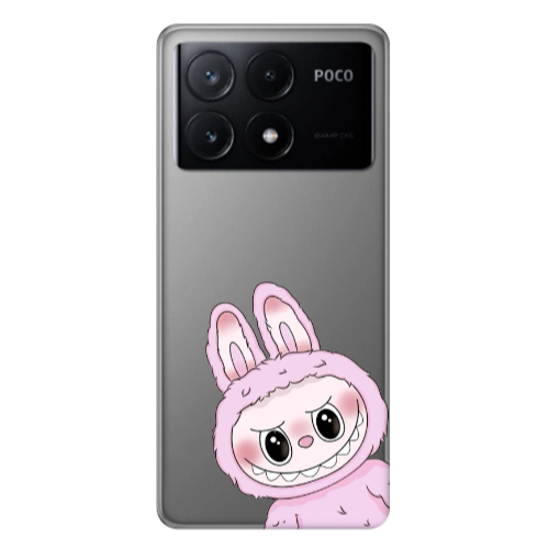 Xiaomi Poco X6Pro 5G Labubu 6 Transparent Silicone TPU Θήκη