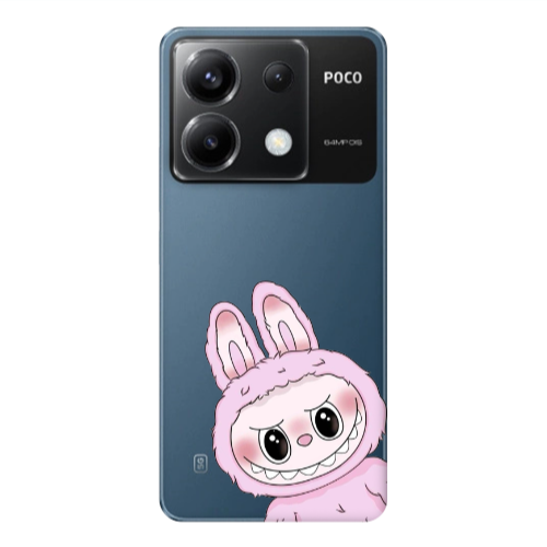 Xiaomi Poco X6 5G Labubu 6 Transparent Silicone TPU Θήκη