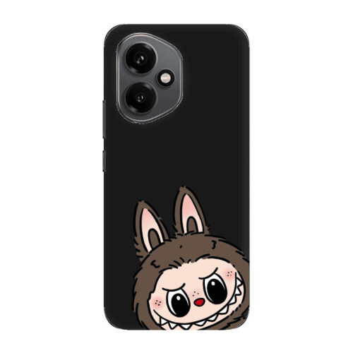 Honor Magic 400 Labubu7 Black Colored Silicone TPU Θήκη