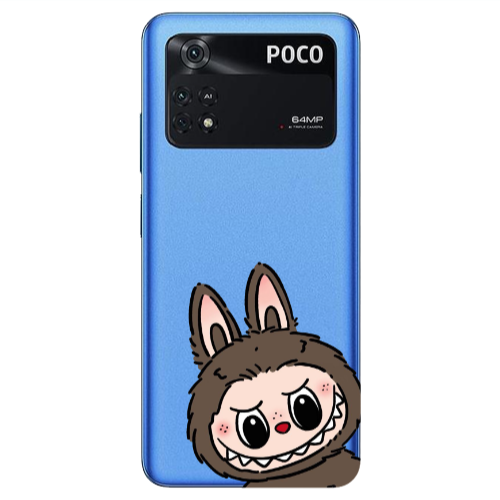 Xiaomi Poco M4 Pro 4G Labubu7 Transparent Silicone TPU Θήκη