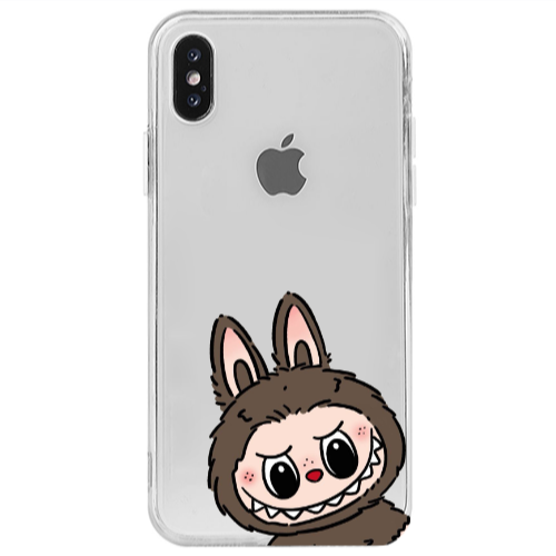Apple iPhone Xs Labubu7 Transparent Silicone TPU Θήκη