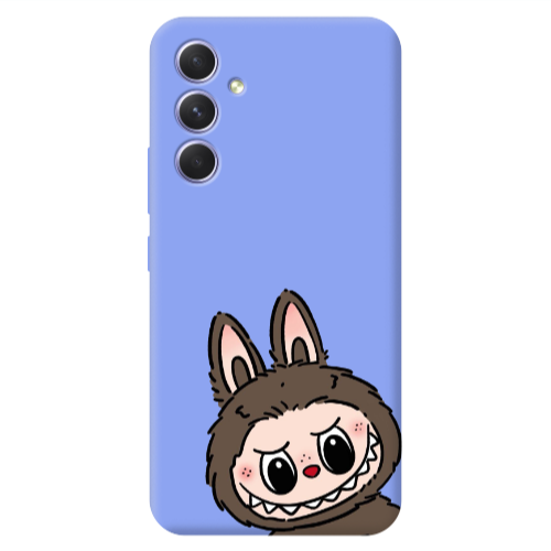 Samsung A54 Labubu7 Light Purple Colored Silicone TPU Θήκη
